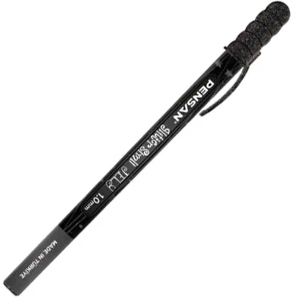 Pensan Jel Kalem Jely 1.0 MM Glıtter Simli Siyah 2800
