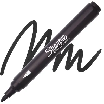 Sharpie Markör Akrilik Yuvarlak Uç Siyah Sh-2218123