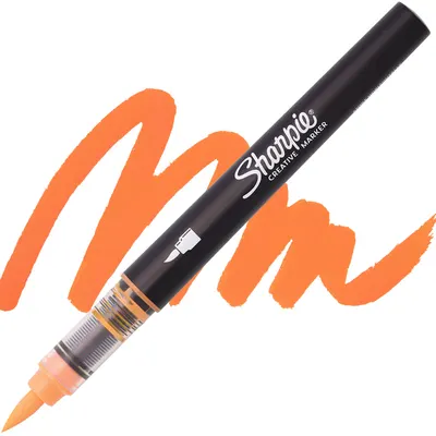 Sharpie Akrilik Markör Fırça Uç Turuncu Sh-2218112