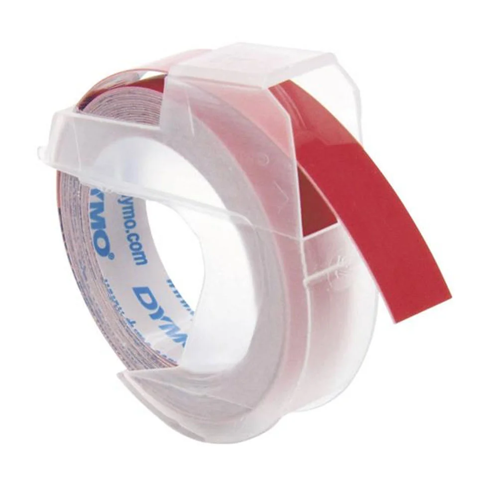 Dymo Kabartma Şerit, 9 Mmx3 Mt, Kırmızı **