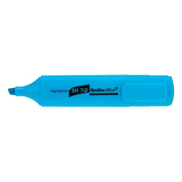 Scrikss Fosforlu Kalem Office Mavi SH 712