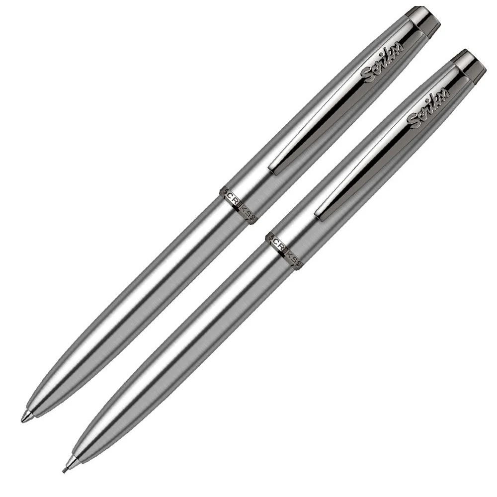 Scrikss Takım Kalem Tükenmez+Versatil Prestige Kristal Kutu 108M