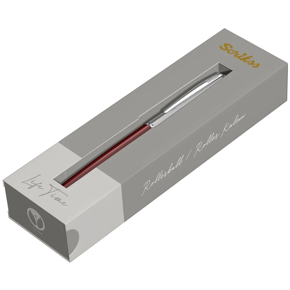 Scrikss Roller Kalem Bordo Özel Kutu 78