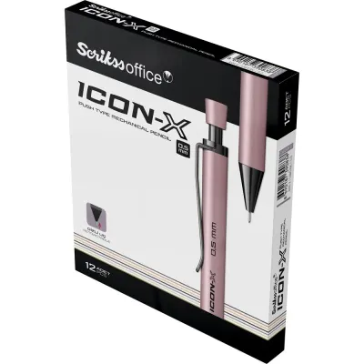 Scrikss Versatil Kalem Icon-x Metal 0.5 MM Lila 12 Li