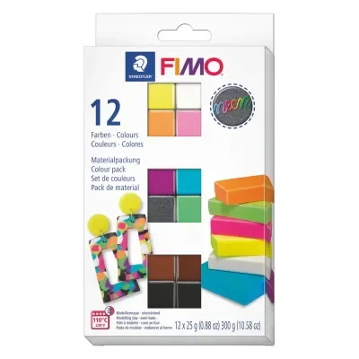 Fımo 8013 C12-3 Set Modelleme Kili Effect Neon Renkler