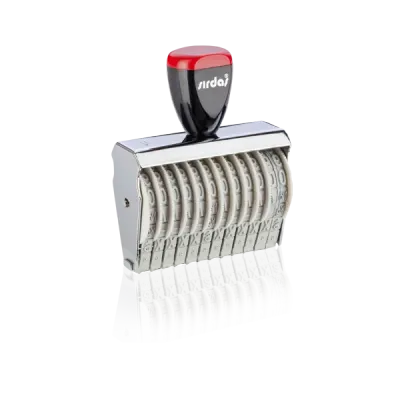 Sırdaş Numaratör Elle Çevirmeli 12 Hane 9 MM 15912