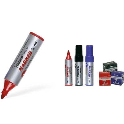 Mikro Markör Permanent Jumbo 7 MM Kırmızı MR-6007