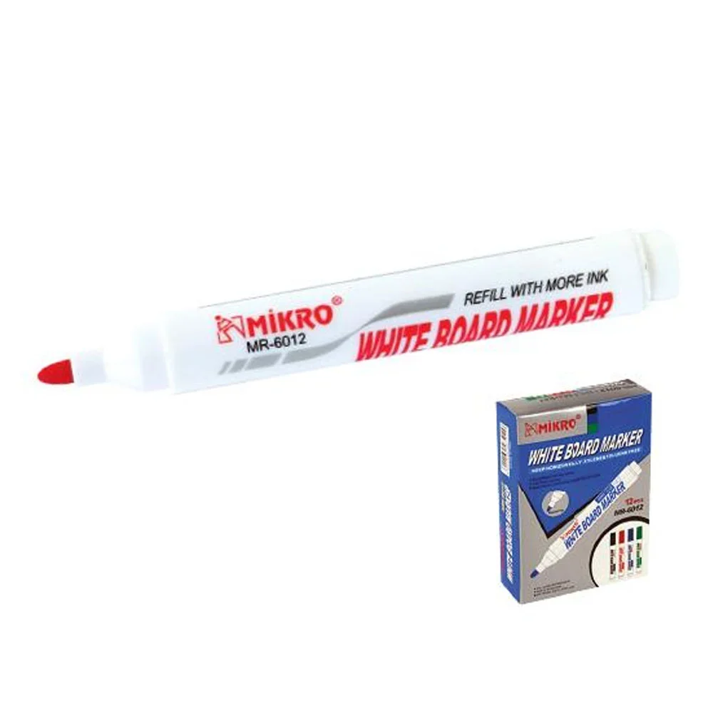 Mikro Tahta Kalemi Kartuşlu Kırmızı MR-6012