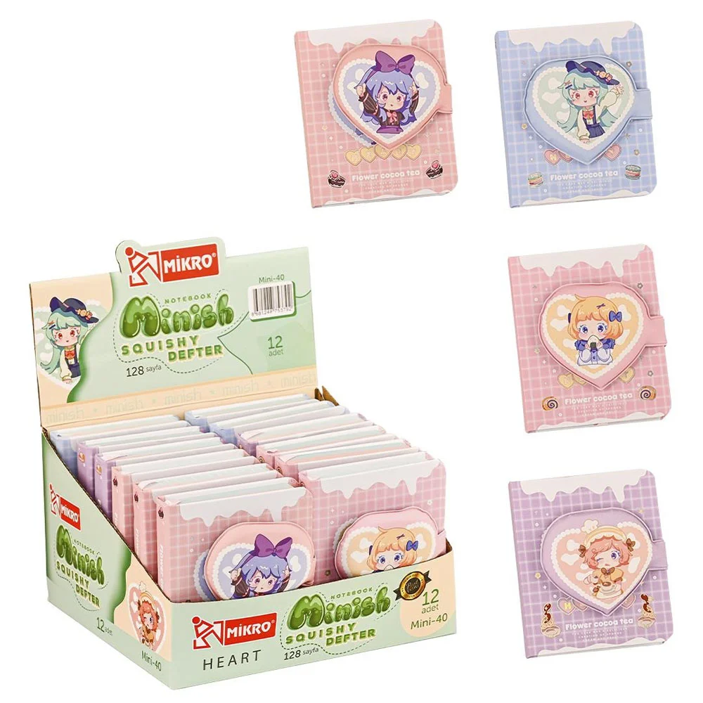 Mikro Not Defteri Minish Heart Squıshy Mini 128 YP MİNİ-40