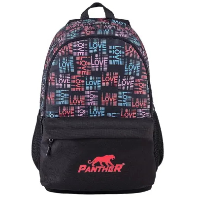 Panther Sırt Çantası Love Desenli Pt-3930