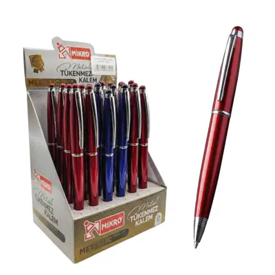 Mikro Bp 1405 Çevirmeli Metal Tükenmez Kalem
