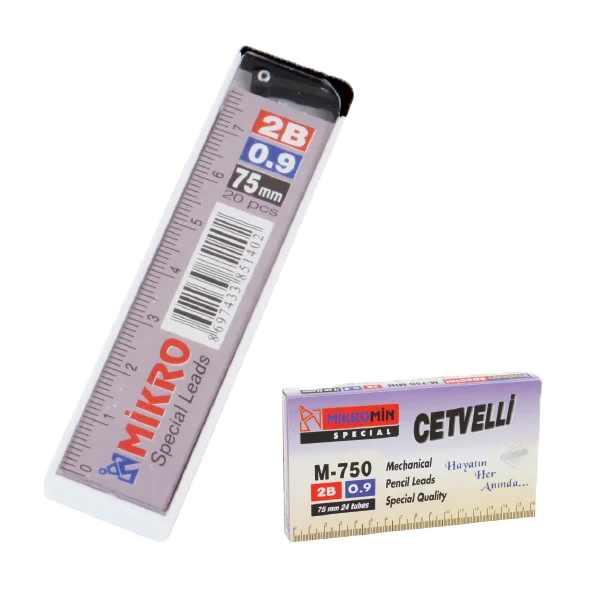 Mikro Min Cetvelli 2B 75 MM 0.9 MM M-750
