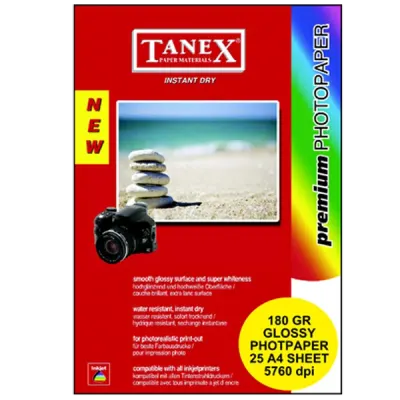 Tanex Fotoğraf Kağıdı 25 Lİ YP A4 180 GR