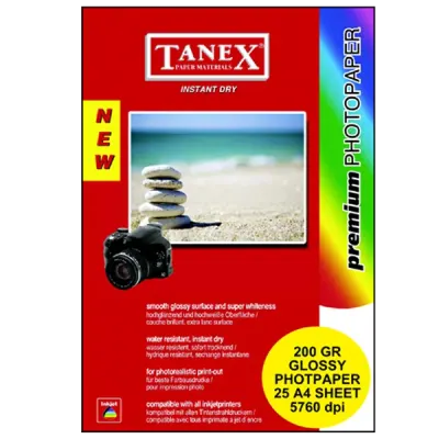 Tanex Fotoğraf Kağıdı 25 Li YP A4 200 GR