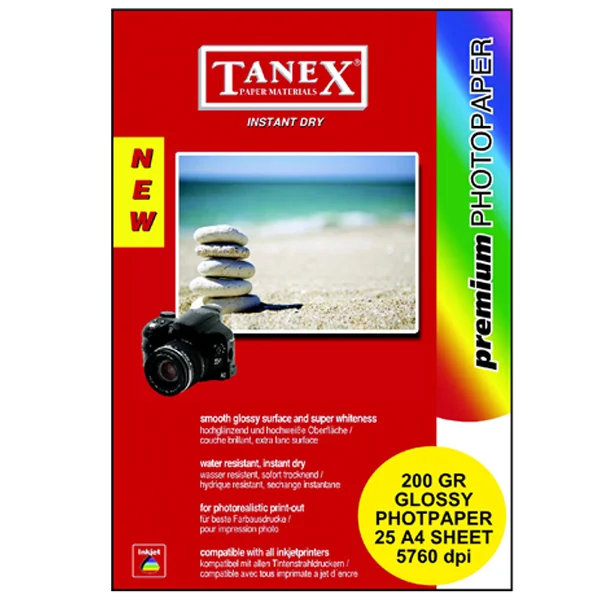 Tanex Fotoğraf Kağıdı 25 Li YP A4 200 GR