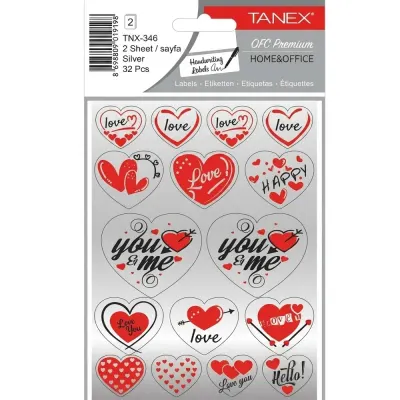 Tanex Silver Kalp Etiketi-6 2 Ad. Tnx-346