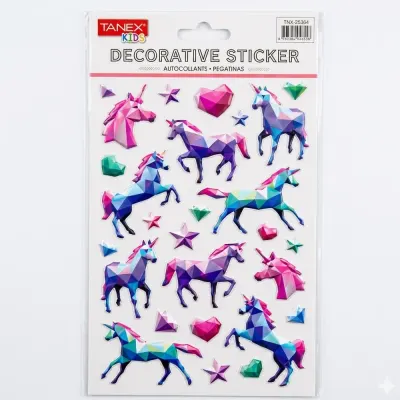 Tanex Unicorn 3-d Serisi Puffy Etiketi Tnx-25364