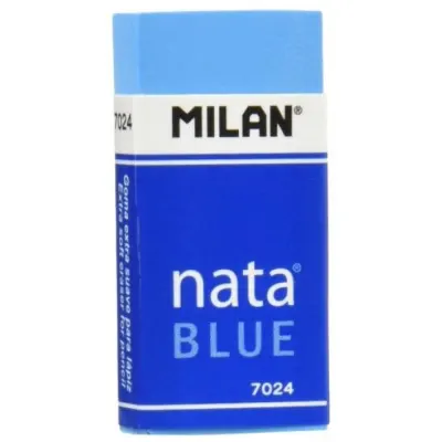 Milan Sınav Silgisi Nata Mavi Yumuşak Mavi 24 LÜ 7024B