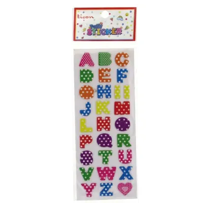 Ticon Puffy Sticker Harf Tps-005/3