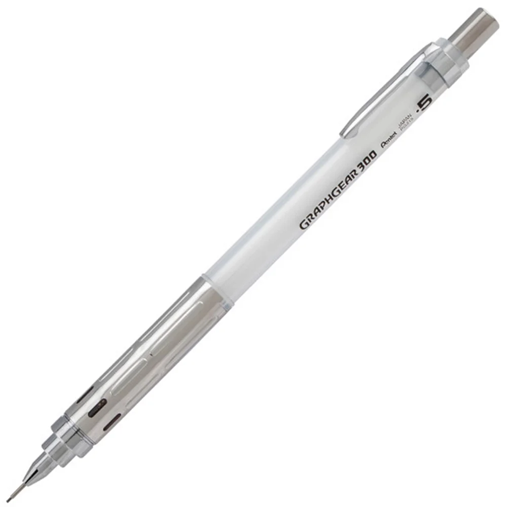 Pentel Teknik Çizim Ve Yazı Versatili 0.5 MM Beyaz GraphGear 300