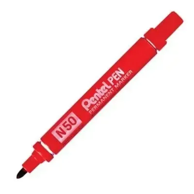 Pentel Permanent Markör - Yuvarlak Uç, Metal Gövde