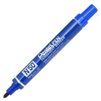 Pentel Permanent Markör - Yuvarlak Uç, Metal Gövde