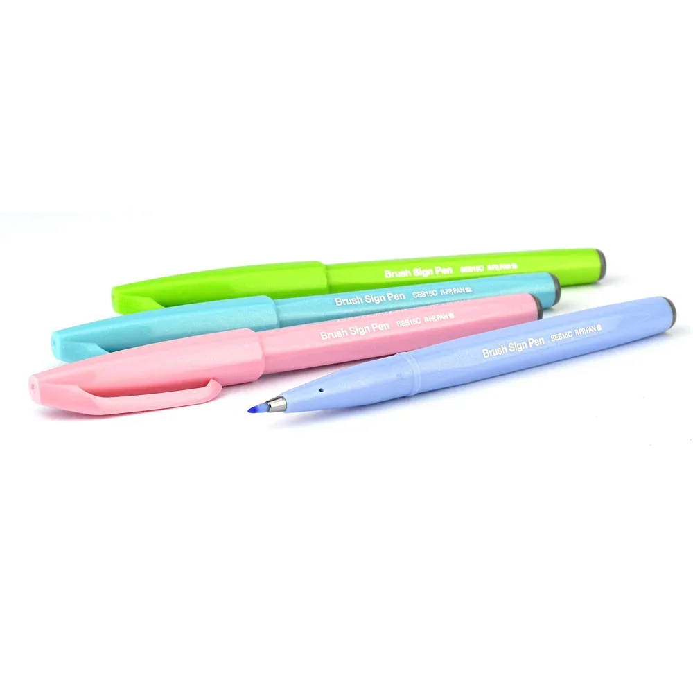 Pentel Sing Pen Brush - 4lü Blister Pastel Renkler
