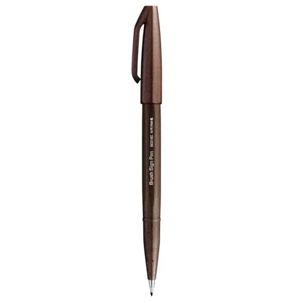 Pentel Brush Sing Fırça Uçlu Kalem Brown SES15C-EX