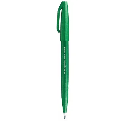 Pentel Brush Sing Fırça Uçlu Kalem Green SES15C-DX