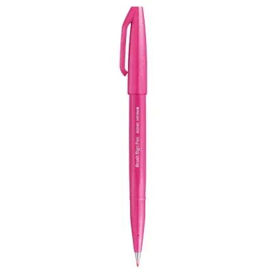 Pentel Brush Sing Fırça Uçlu Kalem Pink SES15C-PX