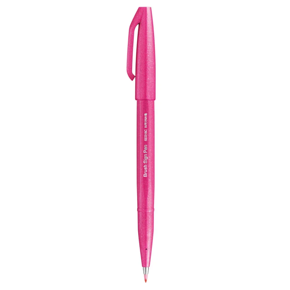 Pentel Brush Sing Fırça Uçlu Kalem Pink SES15C-PX
