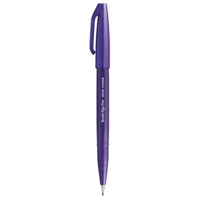 Pentel Brush Sing Fırça Uçlu Kalem Violet SES15C-VX