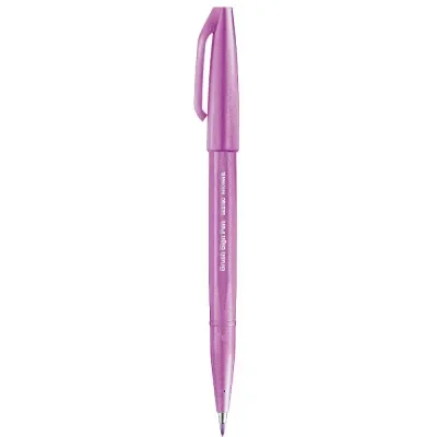 Pentel Brush Sing Fırça Uçlu Kalem Pink Purple SES15C-P2X