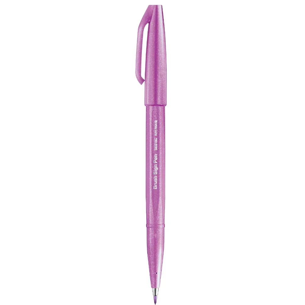 Pentel Brush Sing Fırça Uçlu Kalem Pink Purple SES15C-P2X