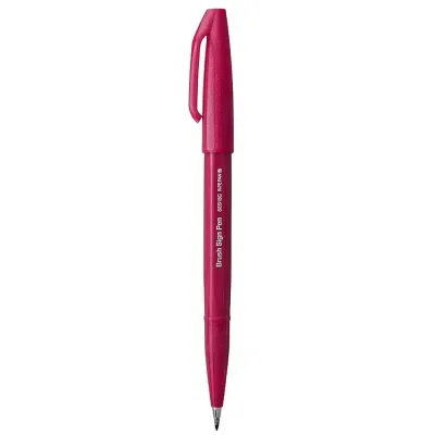 Pentel Brush Sing Fırça Uçlu Kalem Burgundy SES15C-B2X