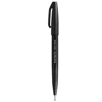 Pentel Brush Sing Fırça Uçlu Kalem Black SES15C-AX