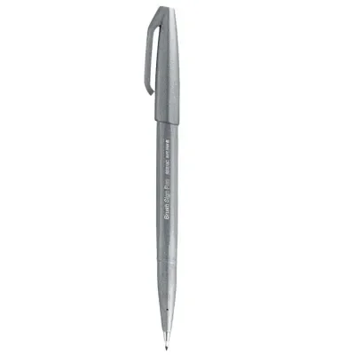Pentel Brush Sing Fırça Uçlu Kalem Grey SES15C-NX