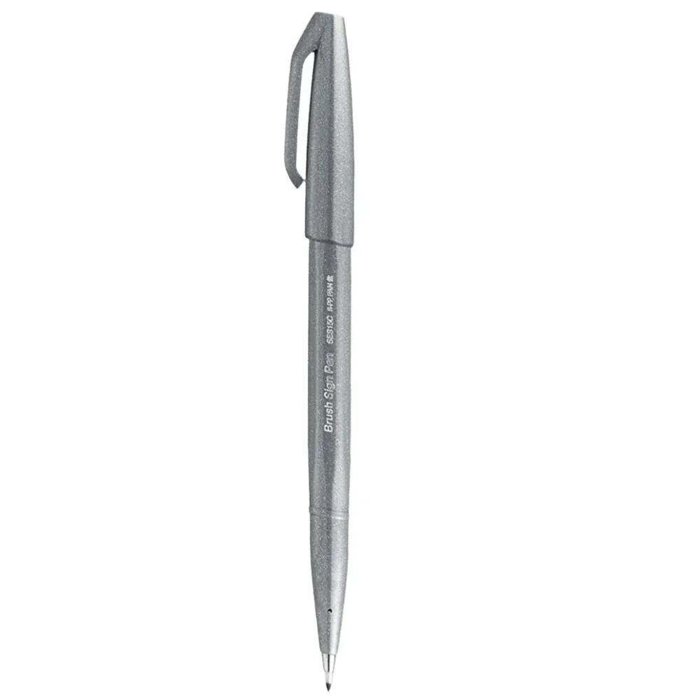 Pentel Brush Sing Fırça Uçlu Kalem Grey SES15C-NX