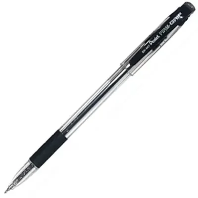 Pentel Tükenmez Kalem Fırm Grıp Bk447 0.7 Siyah BK447-A