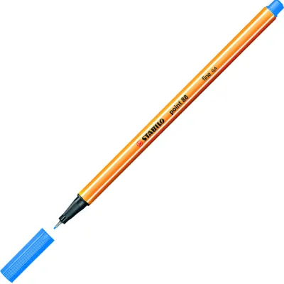 Stabilo Keçe Uçlu İnce Kalem 88 Point 0.4 MM Koyu Mavi 88/32