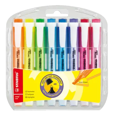 Stabilo Fosforlu Kalem Swing Cool 8 Renk Kalem Tipi 275/8-3