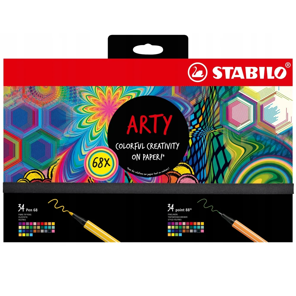 Stabilo Kreatif Set ARTY 68 Li Pen+Point