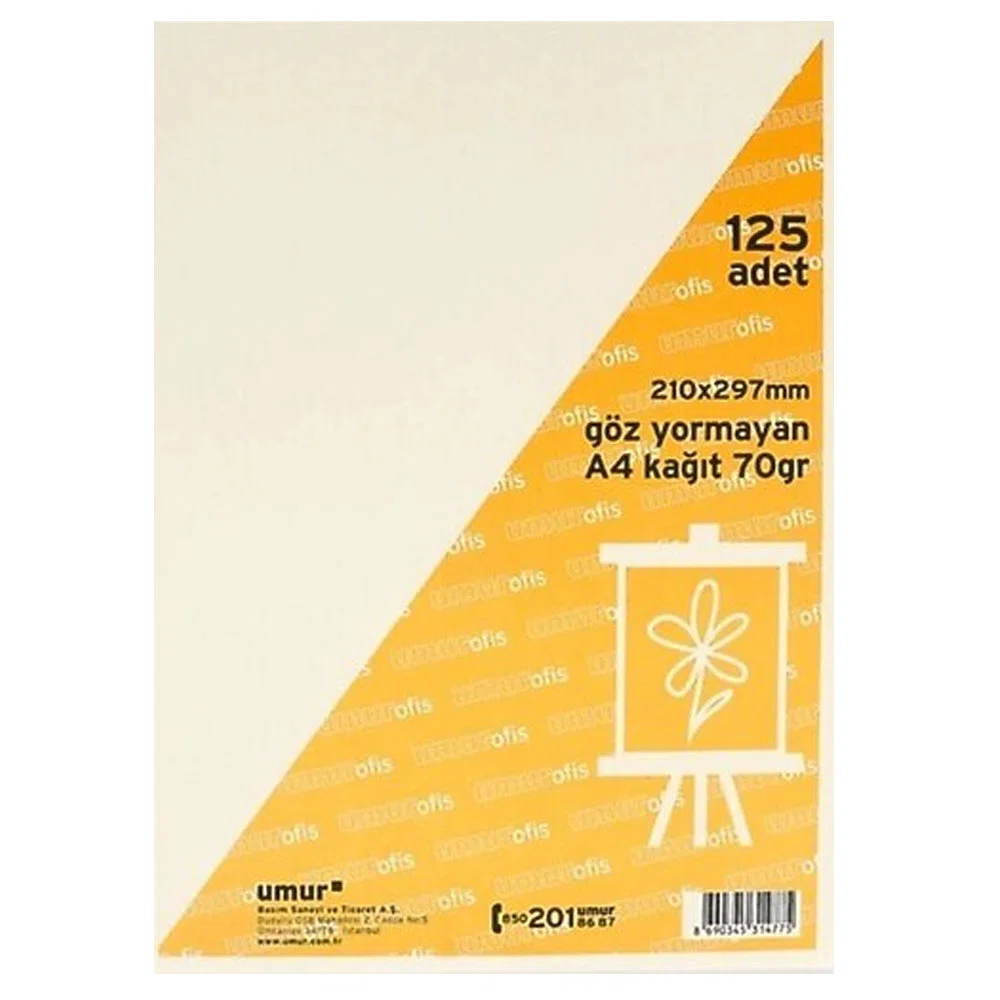 Umur Kitap Kağıdı A4 125 Li