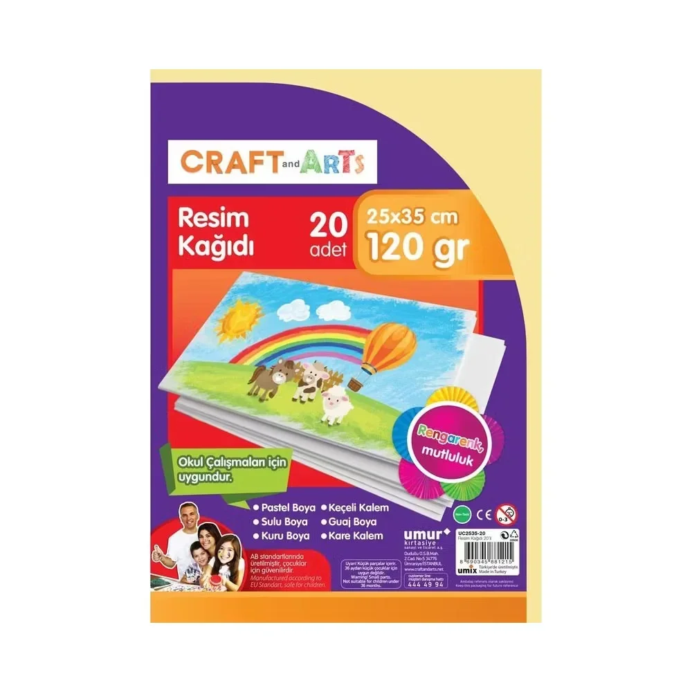 Craft And Arts Resim Kağıt 20 Li 35x50
