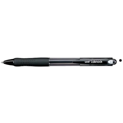 Uni-Ball Tükenmez Kalem Laknock Medium 1.0 MM Mekanik Bilye Uç Siyah SN-100