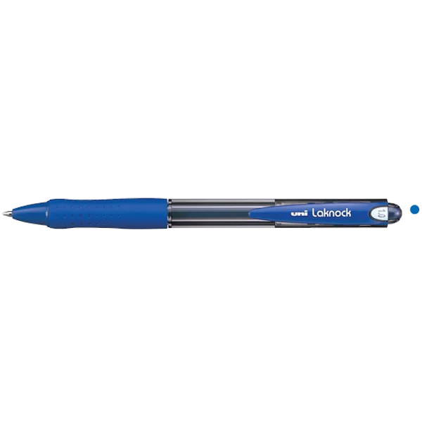 Uni-Ball Tükenmez Kalem Laknock Medium 1.0 MM Mekanik Bilye Uç Mavi SN-100