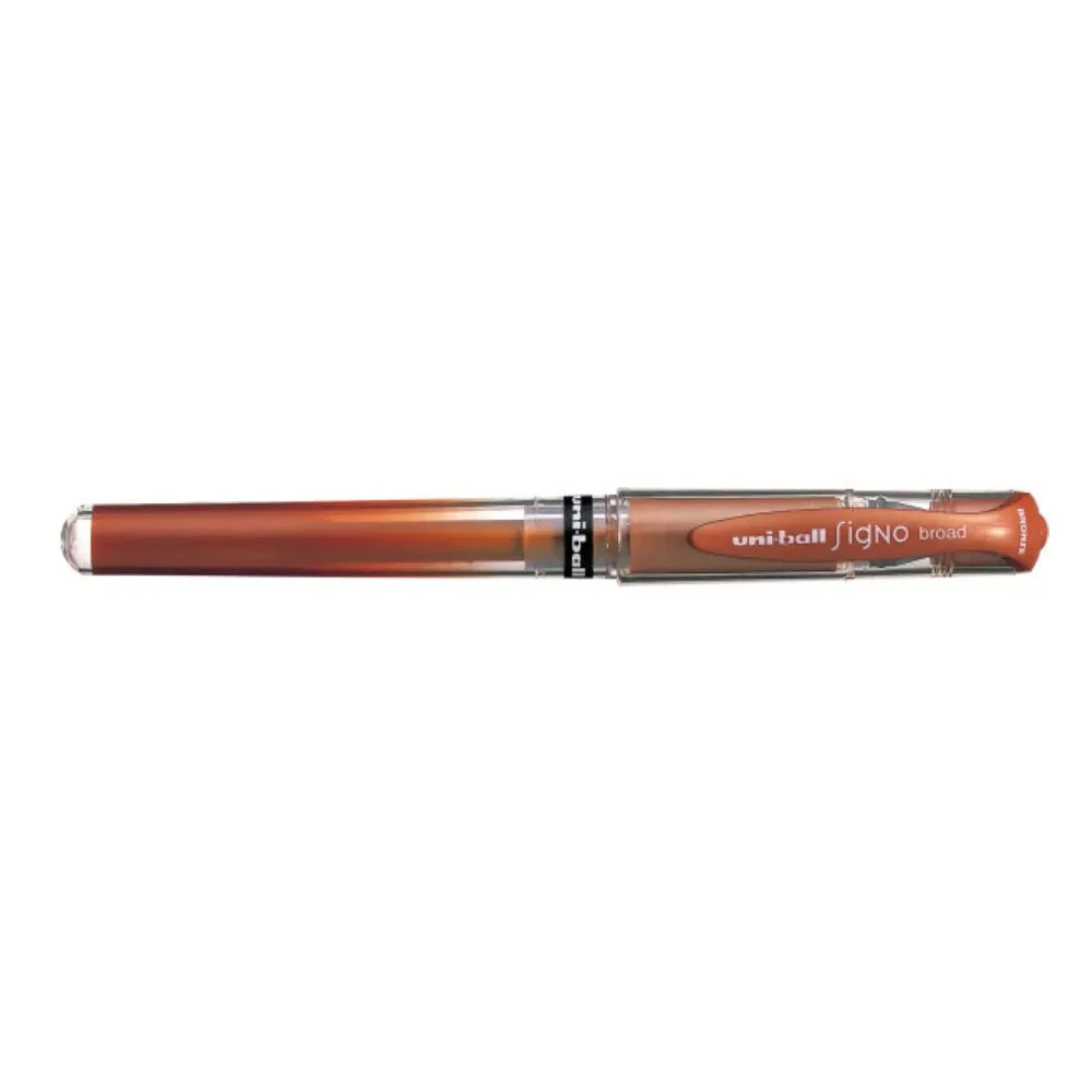 Uni-Ball Roller Kalem Signo Broad 1.0 Davetiye Kalemi Bronz UM-153