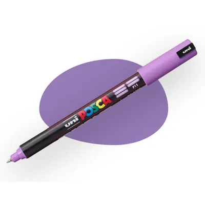 Uni-Ball Posca 0.7 Su Bazlı Boyama Markörü Lavanta N
