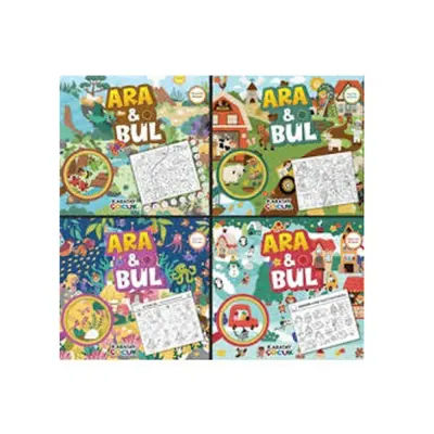 4E Ara &amp; Bul- Gizli Resimler/4 Kitap