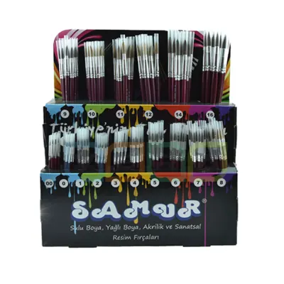 Samur Fırça Seti Stand 192 Li